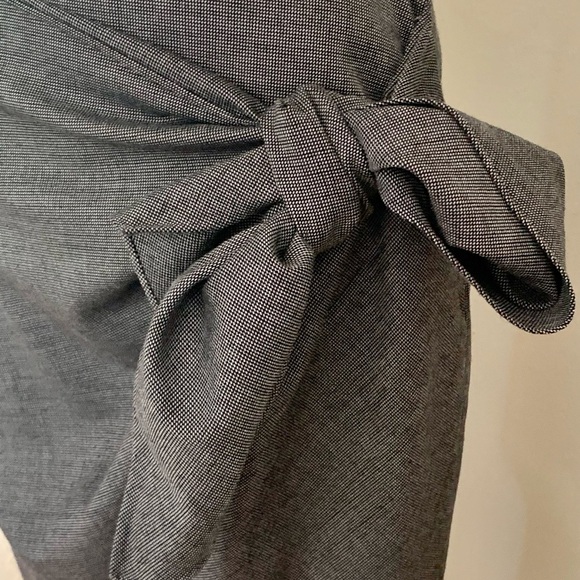 3.1 PHILLIP LIM Vintage Wool Blend Skirt Black & White Textured - Picture 5 of 15